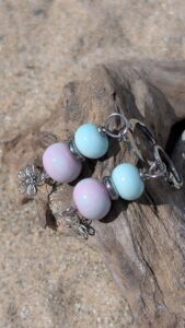 Boucles d'oreilles en verre de Murano