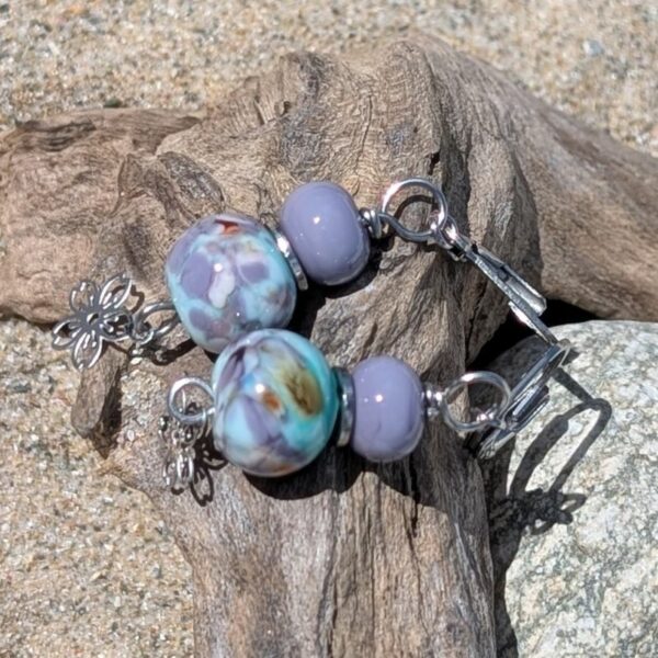 Boucles d'oreilles en verre de Murano – Image 3