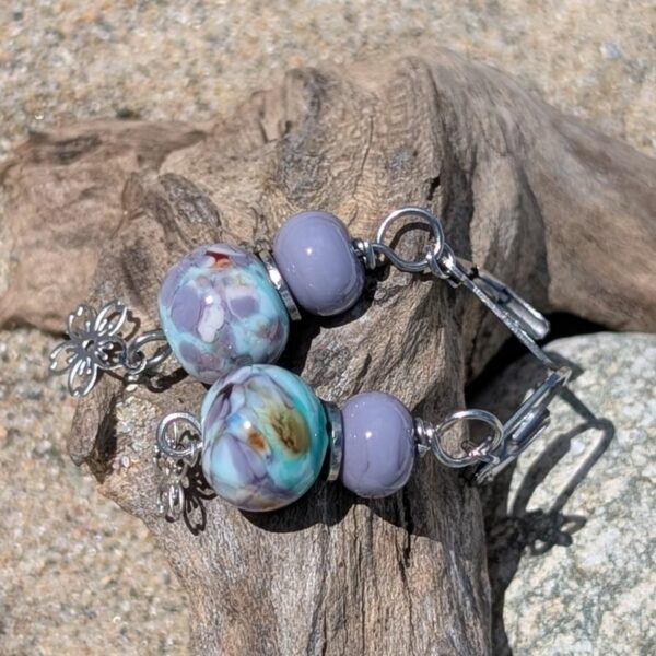 Boucles d'oreilles en verre de Murano – Image 2