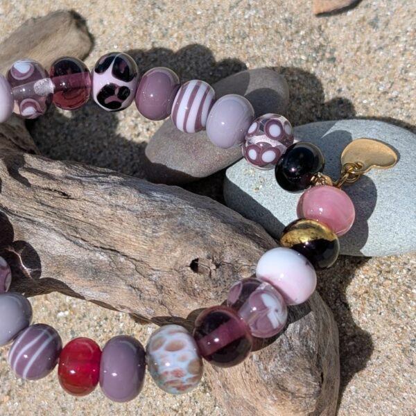 Bracelet de perles en verre de Murano – Image 2