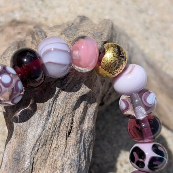Bracelet de perles en verre de Murano – Image 3