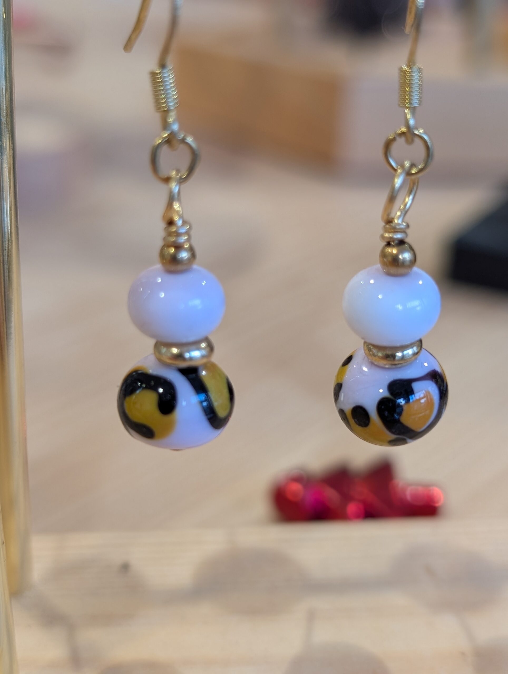 Boucles d'oreilles en verre de Murano